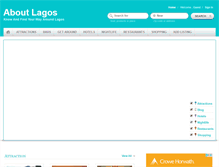 Tablet Screenshot of aboutlagos.com